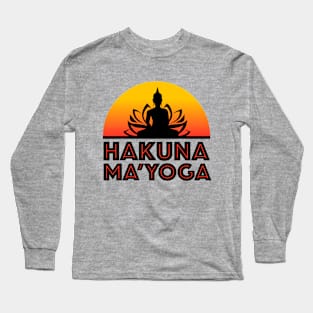 Hakuna Ma’Yoga Design Long Sleeve T-Shirt